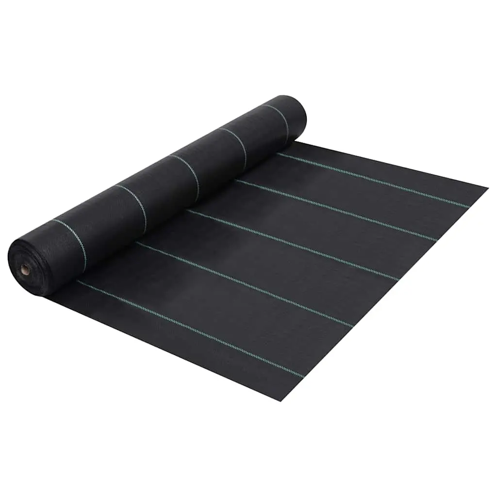 Weed & Root Control Mat Black 1x50 m PP 313061 - Home & Garden