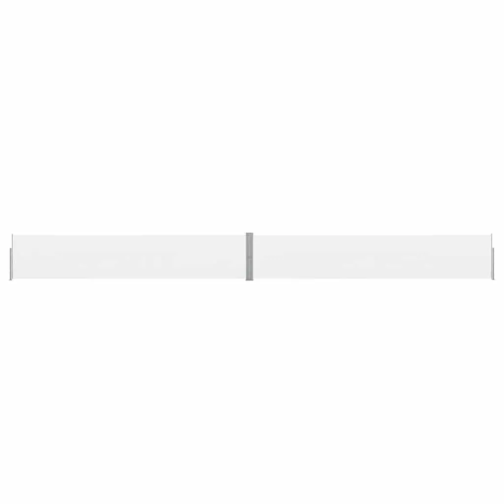 Patio Retractable Side Awning 140x1200 cm Cream 313388 - Home & Garden