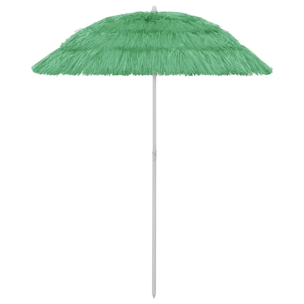 Hawaii Beach Parasol Green 180 cm 314697 - Home & Garden