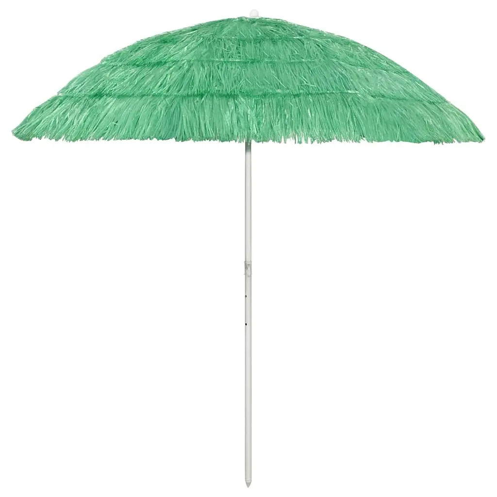 Hawaii Beach Parasol Green 240 cm 314698 - Home & Garden