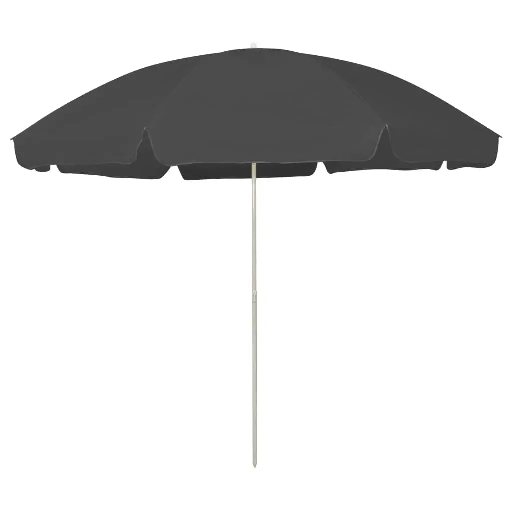 Beach Parasol Anthracite 300 cm 314710 - Home & Garden