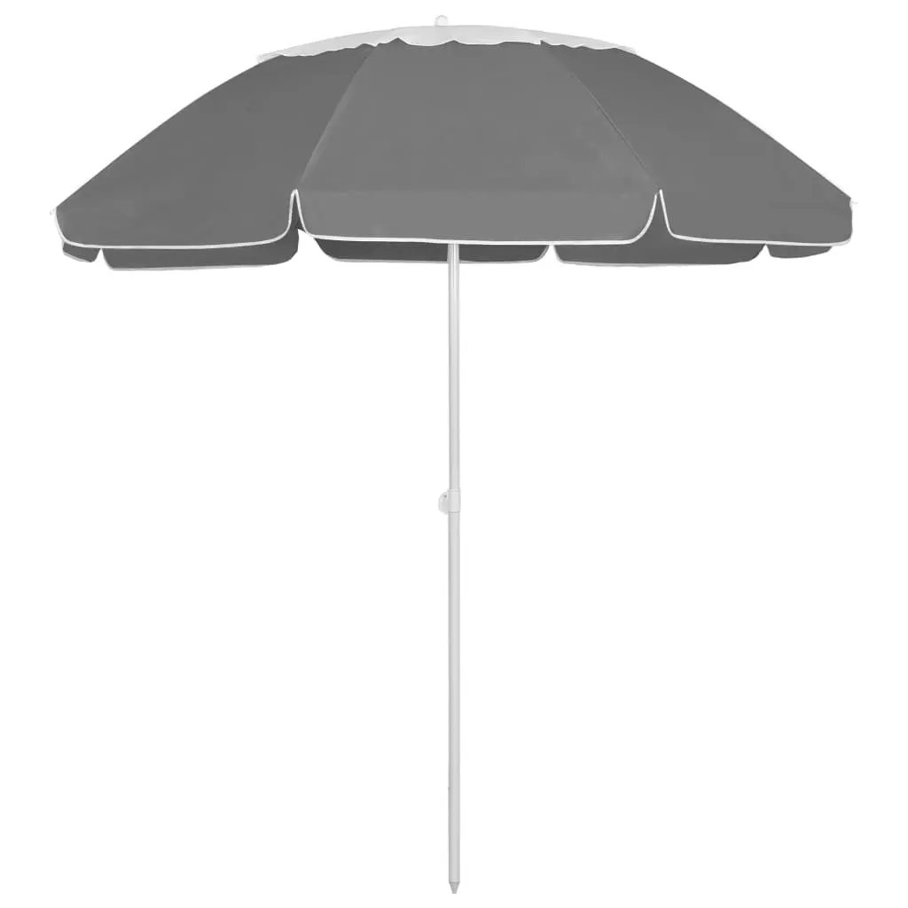 Beach Parasol Anthracite 300 cm 314718 - Home & Garden