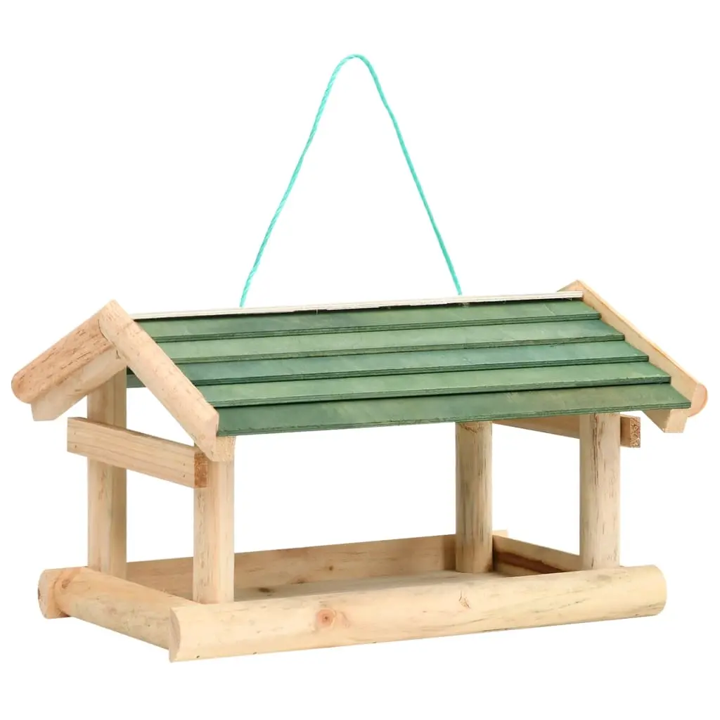Bird Feeder Solid Wood 35x29.5x21 cm 314819 - Home & Garden