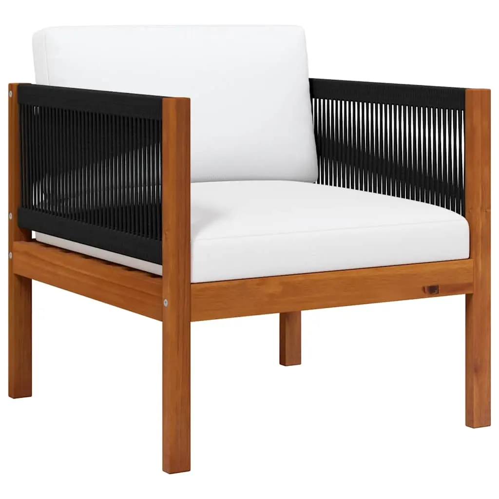 Garden Chair with cushion Solid Acacia Wood 312432 - Furniture