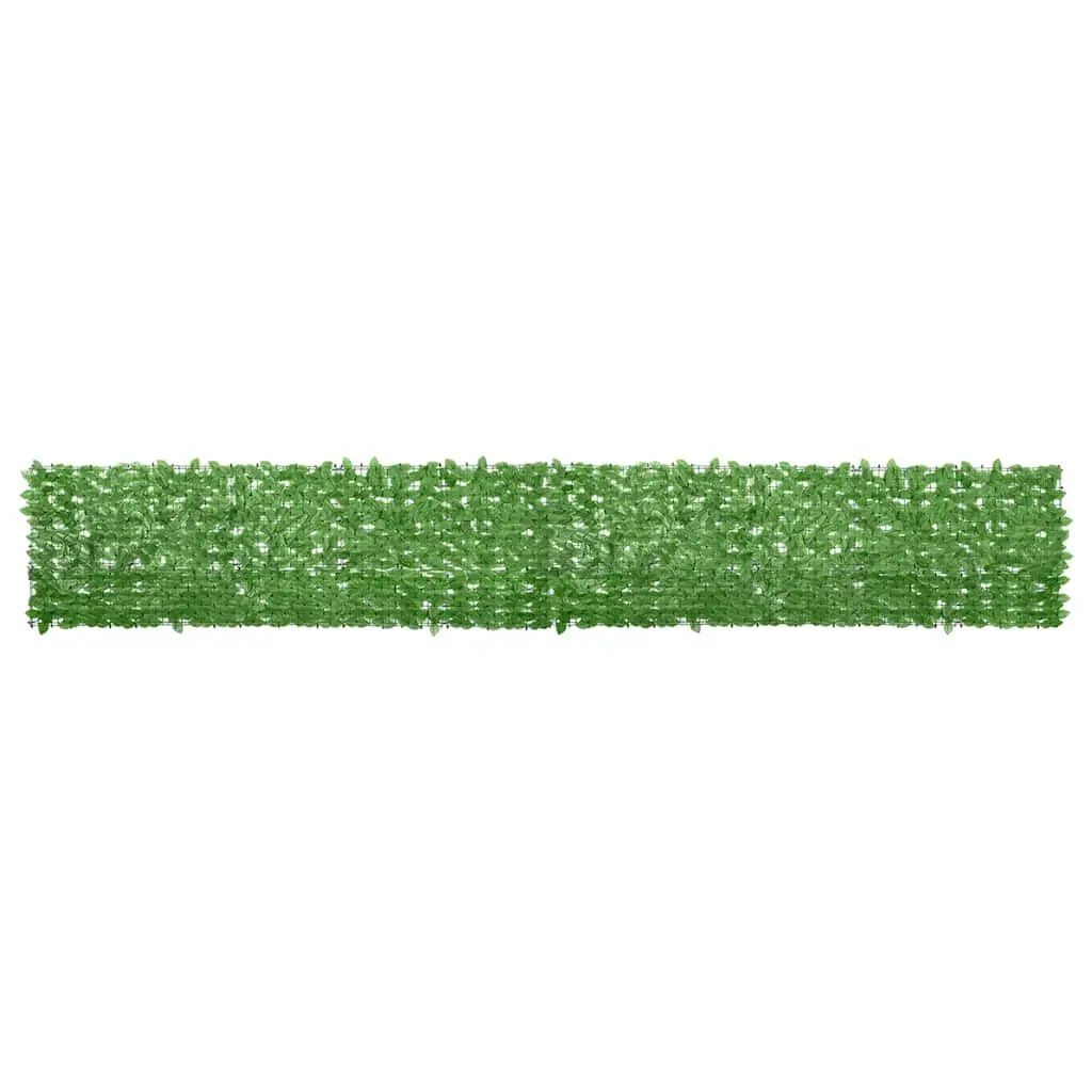 Balcony Screen with Green Leaves 500x75 cm 315497 - Home & Garden
