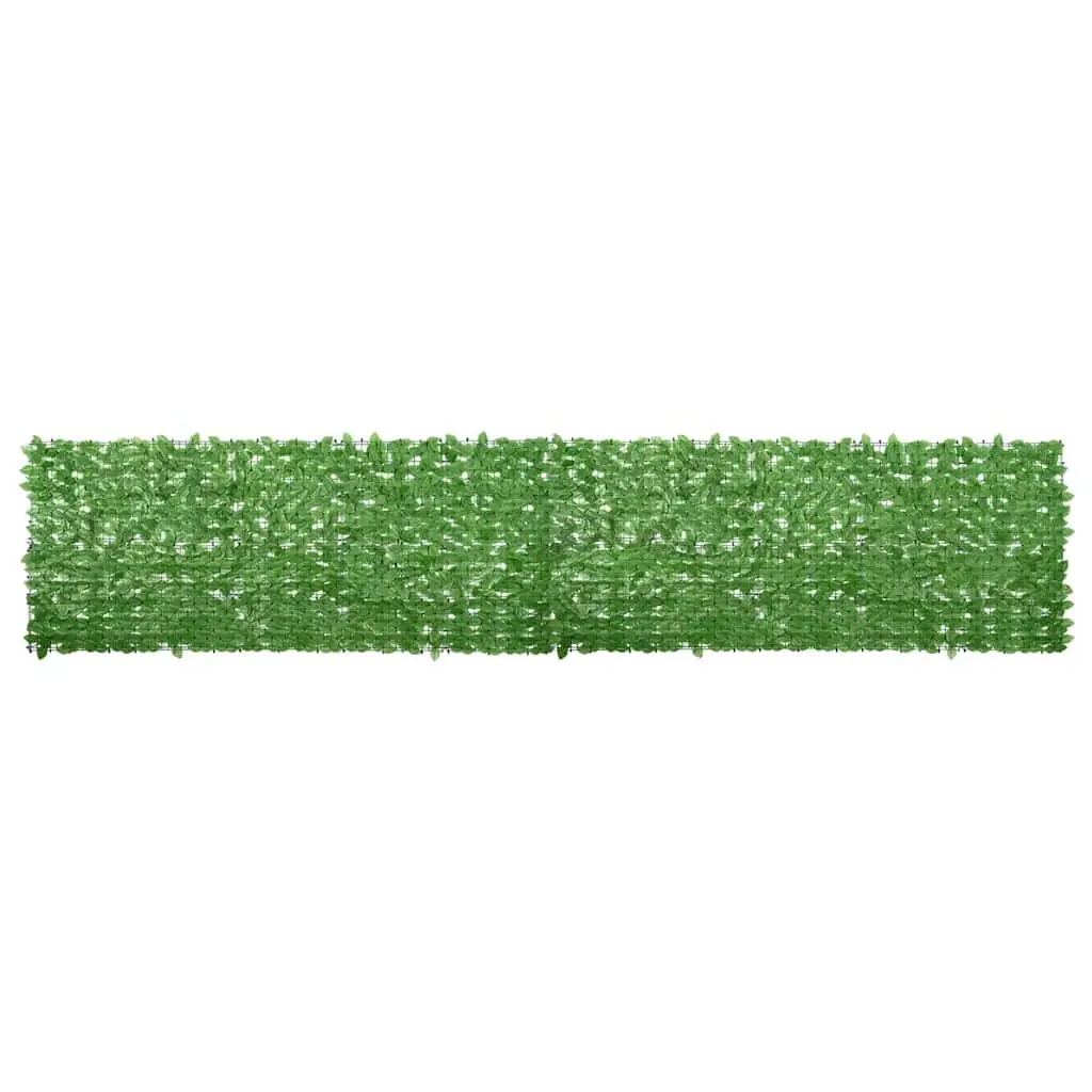 Balcony Screen with Green Leaves 500x100 cm 315501 - Home & Garden