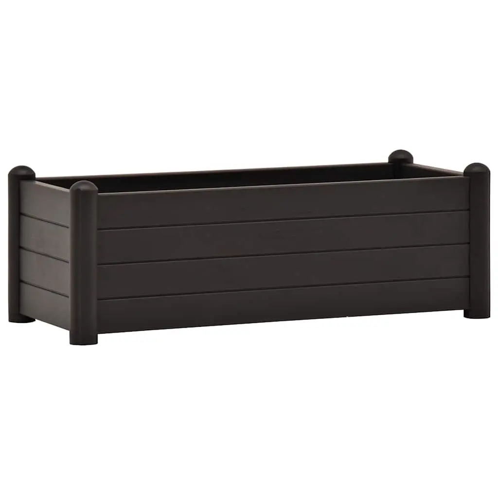 Garden Raised Bed PP Anthracite 100x43x35 cm 313977 - Home & Garden
