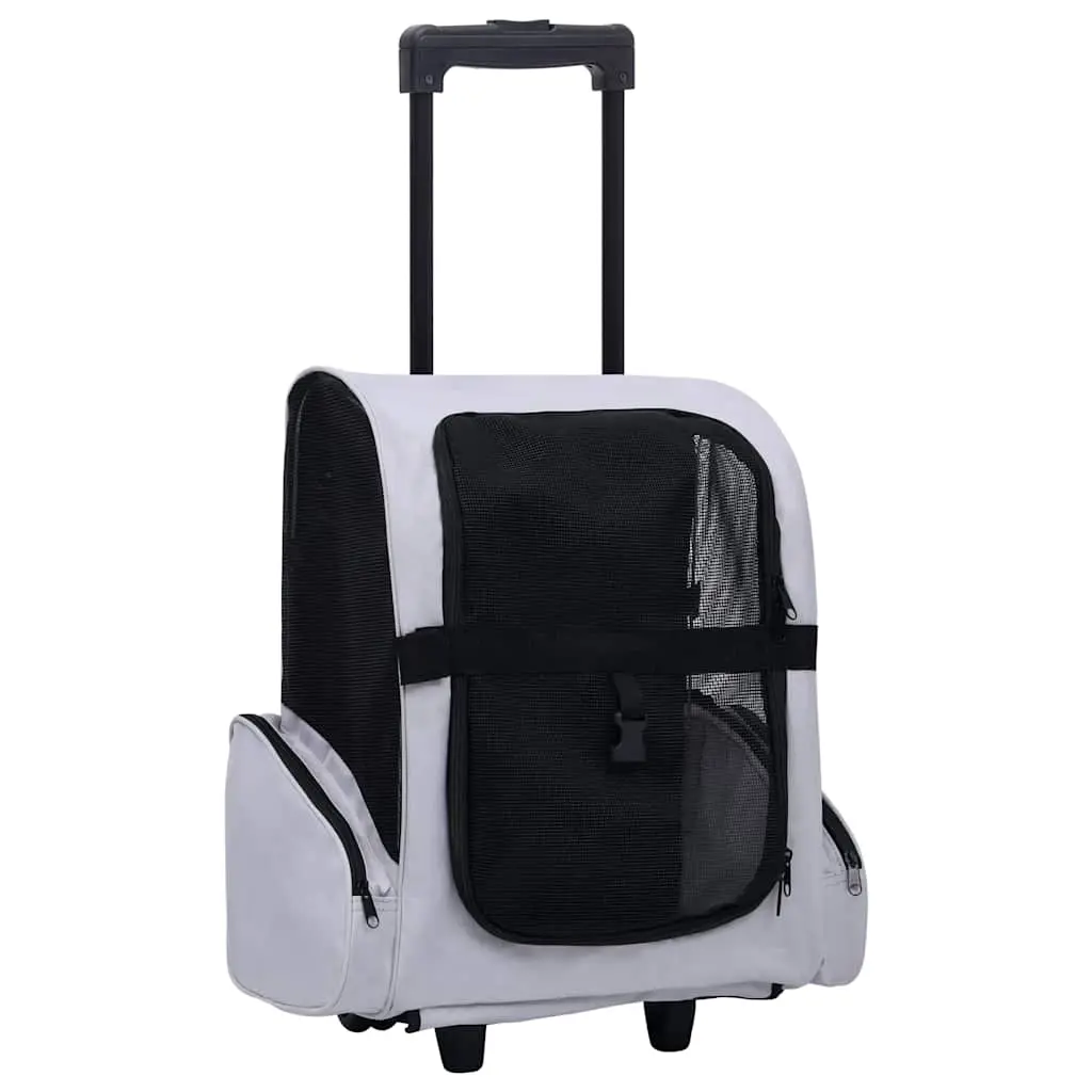Foldable Multipurpose Pet Trolley Grey 171020 - Pets