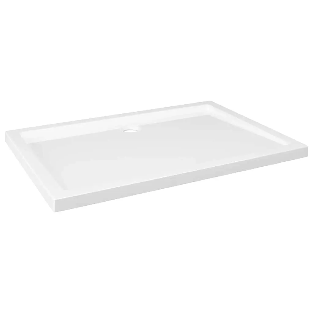 Rectangular ABS Shower Base Tray White 70x100 cm 148906 - Hardware