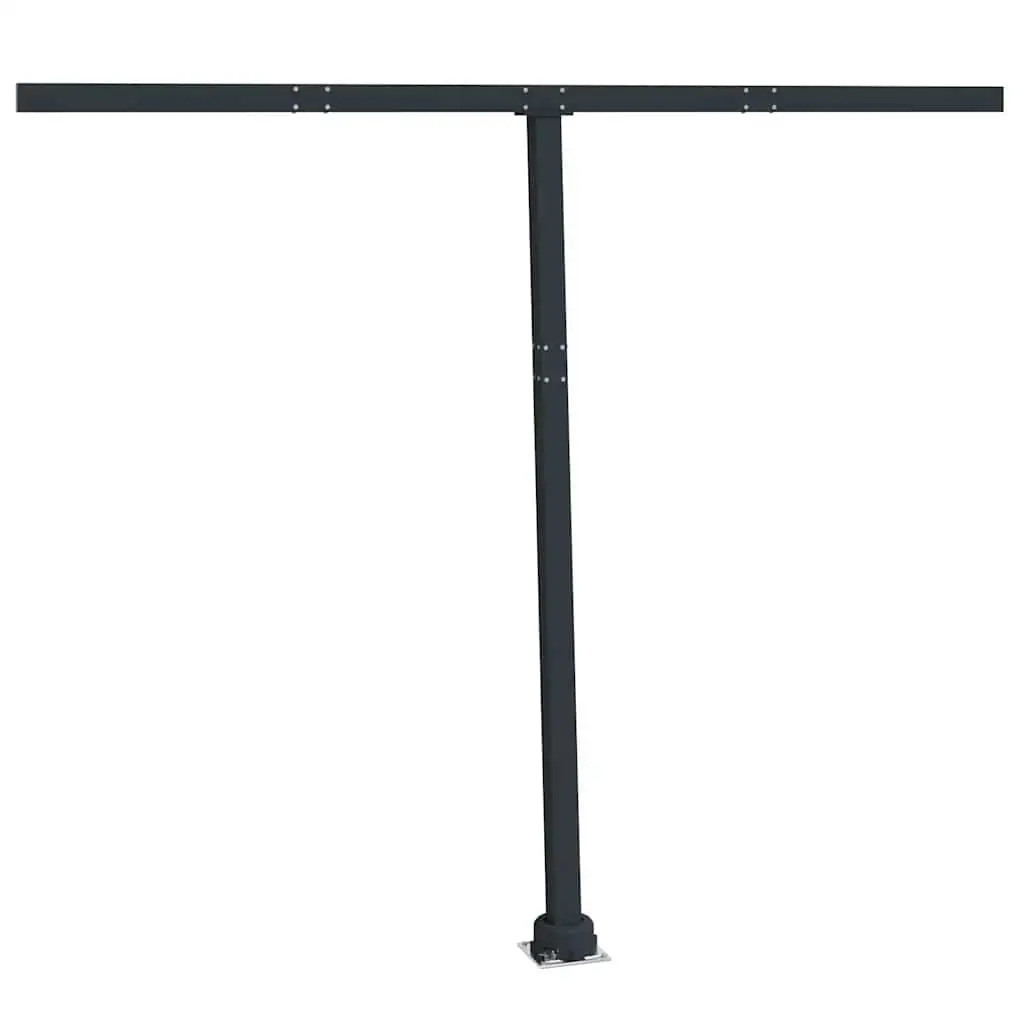Awning Post Set Anthracite 300x245 cm Iron 315096 - Home & Garden