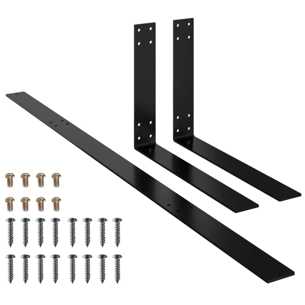 Backrest for Pallet Sofa Black 110 cm Iron 315790 - Furniture