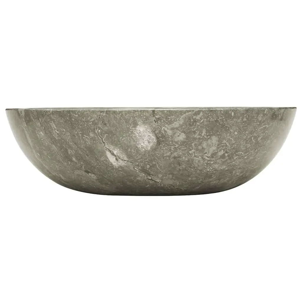 Sink Grey Ø40x12 cm Marble 149157 - Hardware