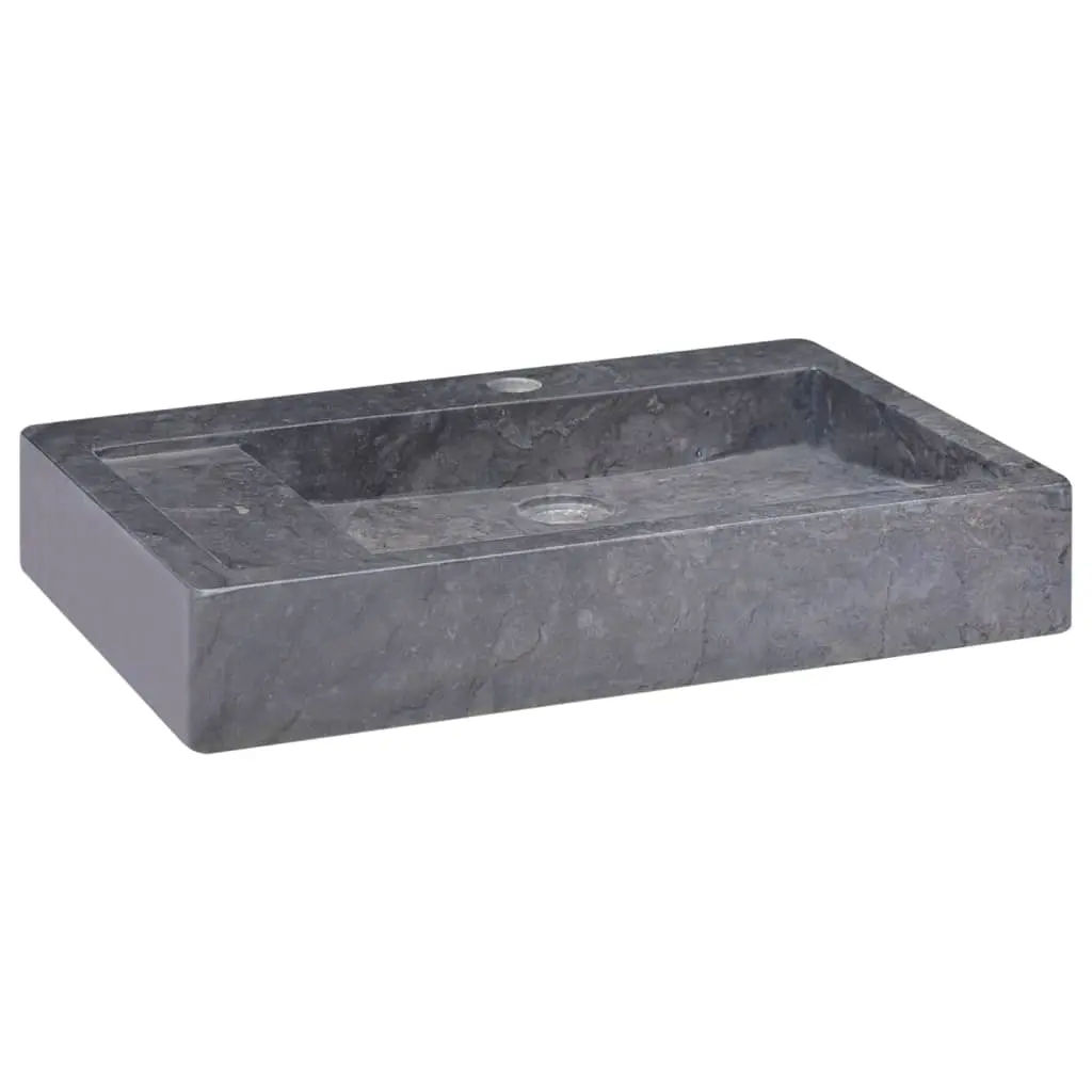 Sink Black 58x39x10 cm Marble 149160 - Hardware