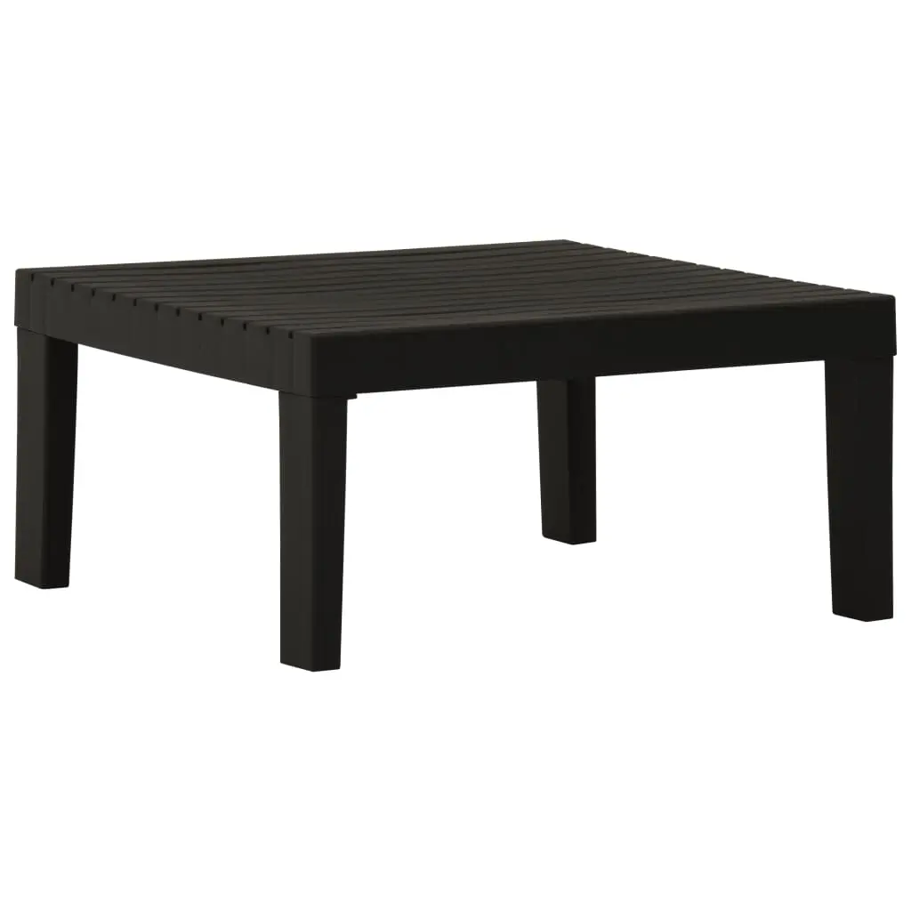 Garden Lounge Table Plastic Grey 315851 - Furniture