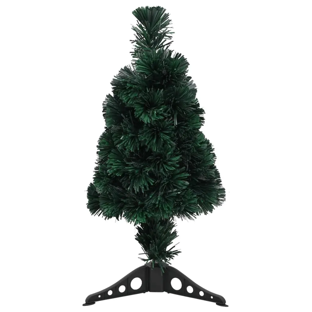 Artificial Slim Christmas Tree with Stand 64 cm Fibre Optic 329077 - Home & Garden