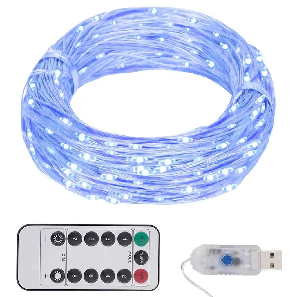LED String with 300 LEDs Blue 30 m 330053 - Home & Garden