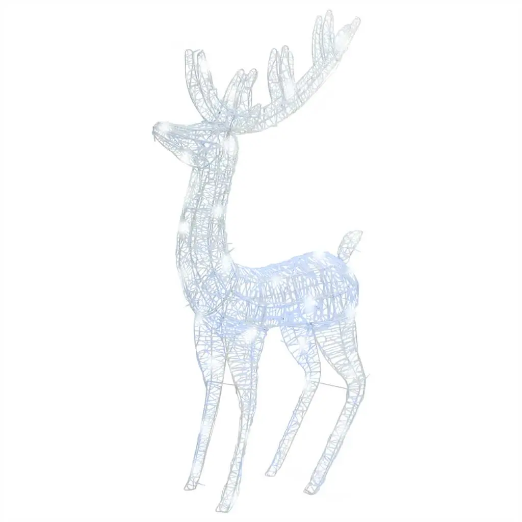 XXL Acrylic Christmas Reindeer 250 LED 180 cm Cold white 329786 - Up to 60% Off Christmas Decoration Specials
