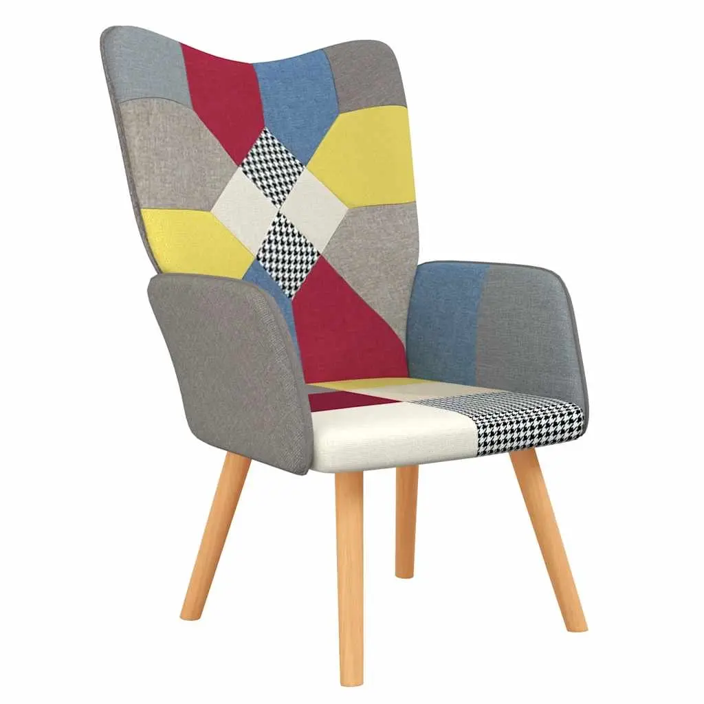 Relaxing Chair Patchwork Fabric 328183 - Furniture
