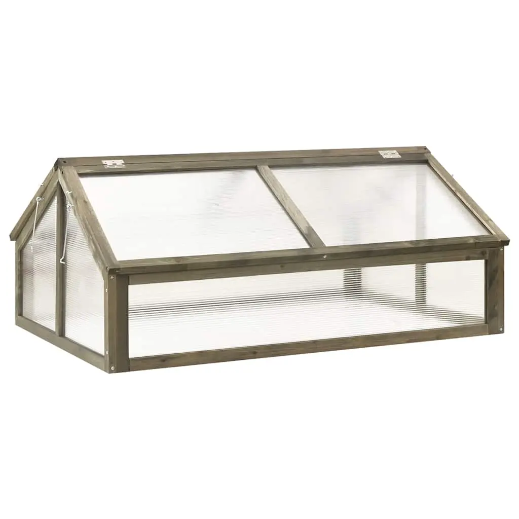 Greenhouse Grey 114x80x50 cm Firwood 316416 - Home & Garden