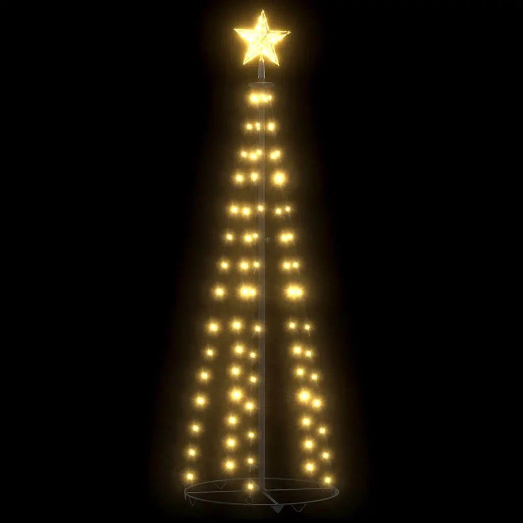 Christmas Cone Tree 70 Warm White LEDs Decoration 50x120 cm 328688 - Home & Garden