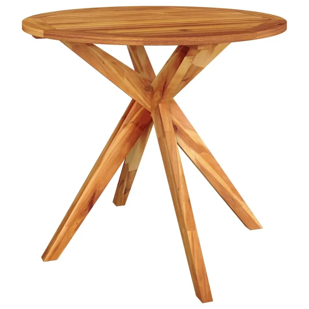 Garden Table 85x85x75 cm Solid Wood Acacia 316254 - Furniture