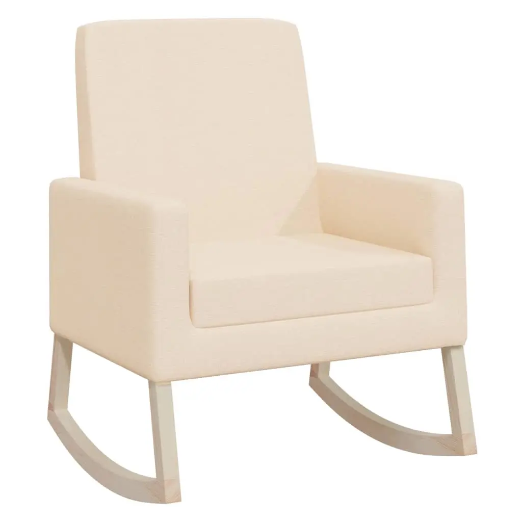 Rocking Chair Cream Fabric 329424 - Furniture