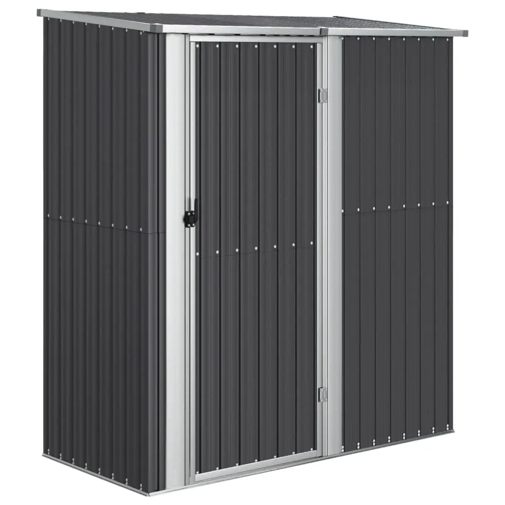 Garden Shed Anthracite 180.5x97x209.5 cm Galvanised Steel 150905 - Home & Garden