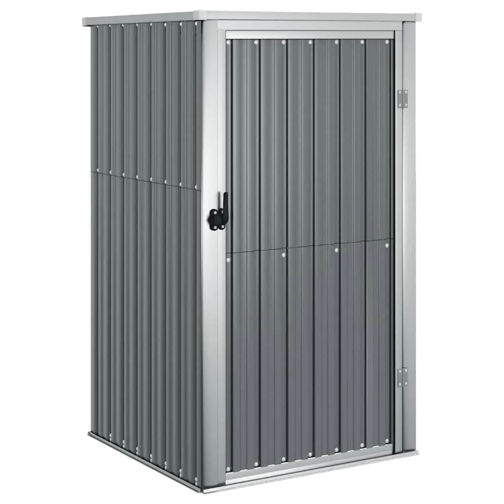 Garden Tool Shed Grey 88x89x161 cm Galvanised Steel 316206 - Home & Garden