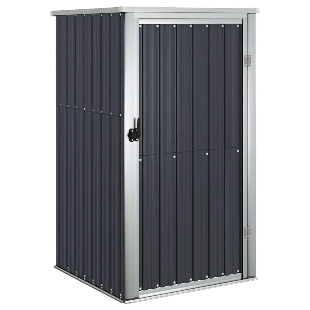 Garden Tool Shed Anthracite 88x89x161 cm Galvanised Steel 316207 - Home & Garden