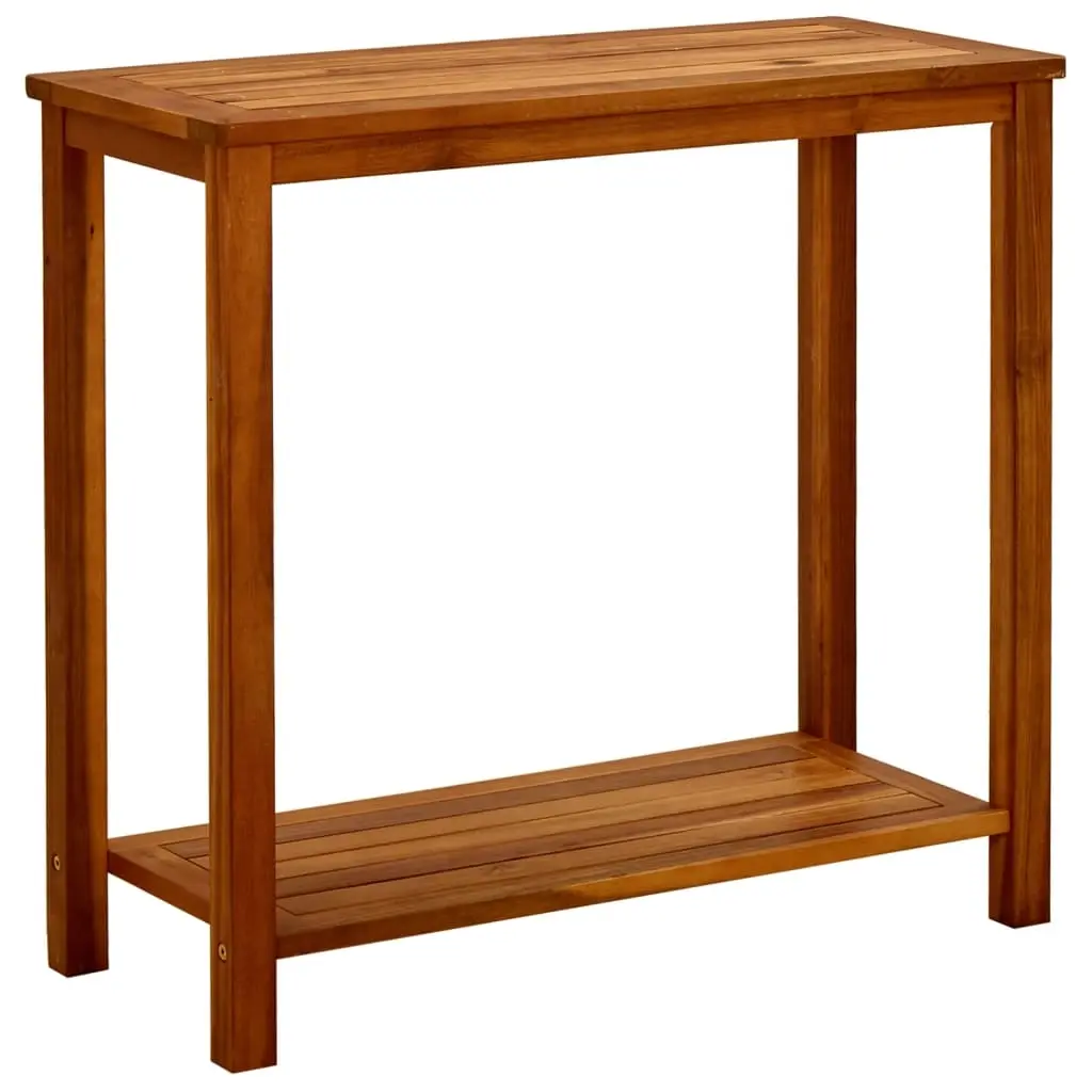 Garden Console Table 80x35x75 cm Solid Acacia Wood 316405 - Furniture
