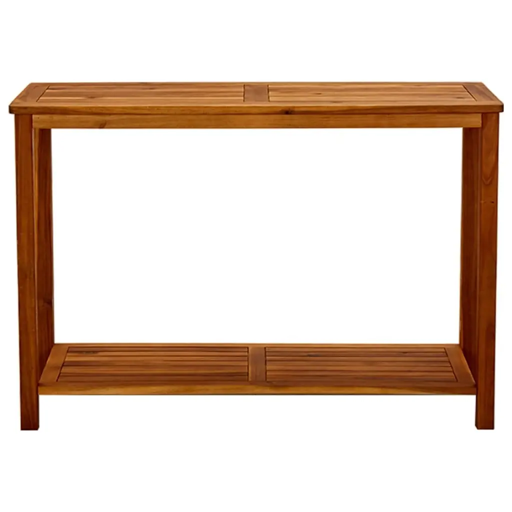 Garden Console Table 110x40x75 cm Solid Acacia Wood 316406 - Furniture