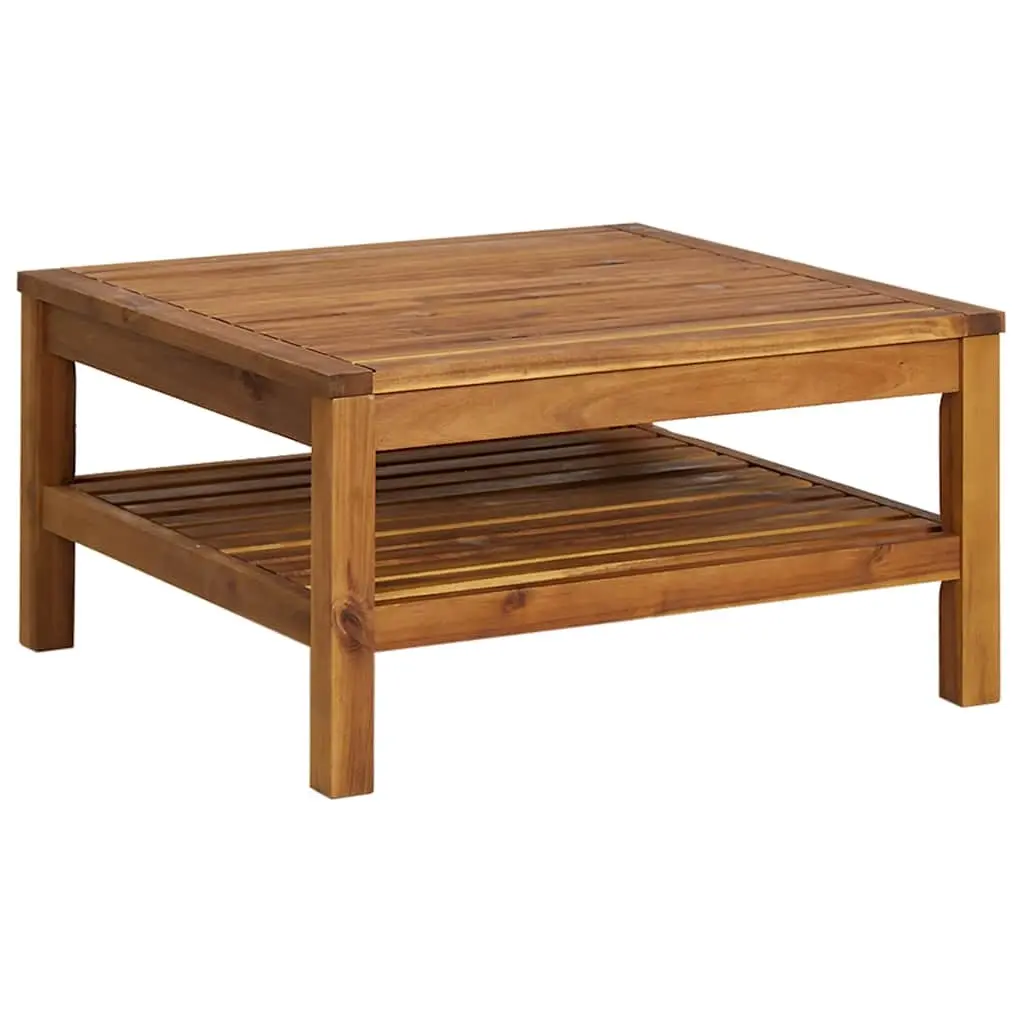 Coffee Table 65x65x35 cm Solid Acacia Wood 316292 - Furniture