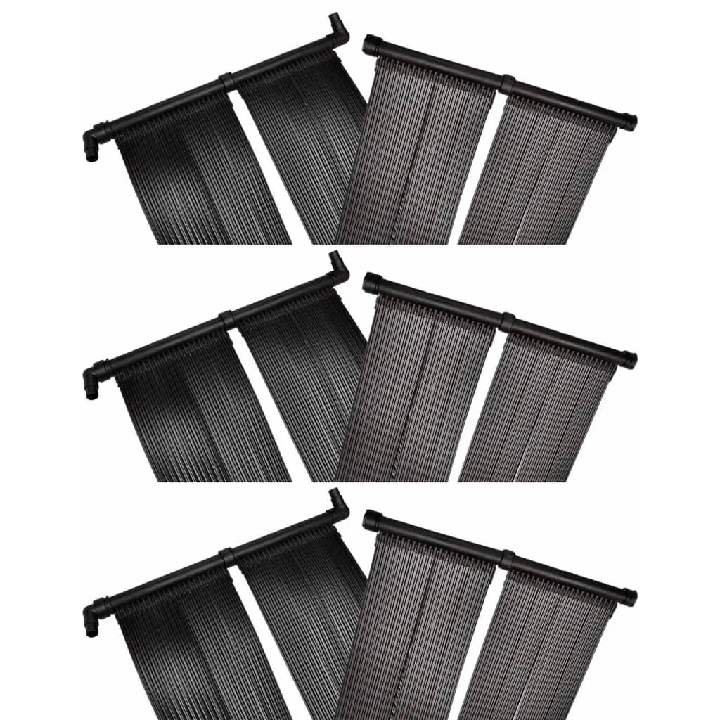 Solar Pool Heater Panel 6 pcs 80x620 cm 3079660 - Home & Garden