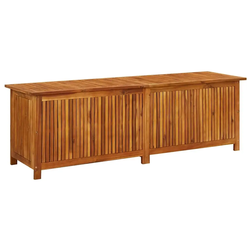 Garden Storage Box 175x50x58 cm Solid Wood Acacia 316499 - Outdoor Storage Boxes - Up to 60% off