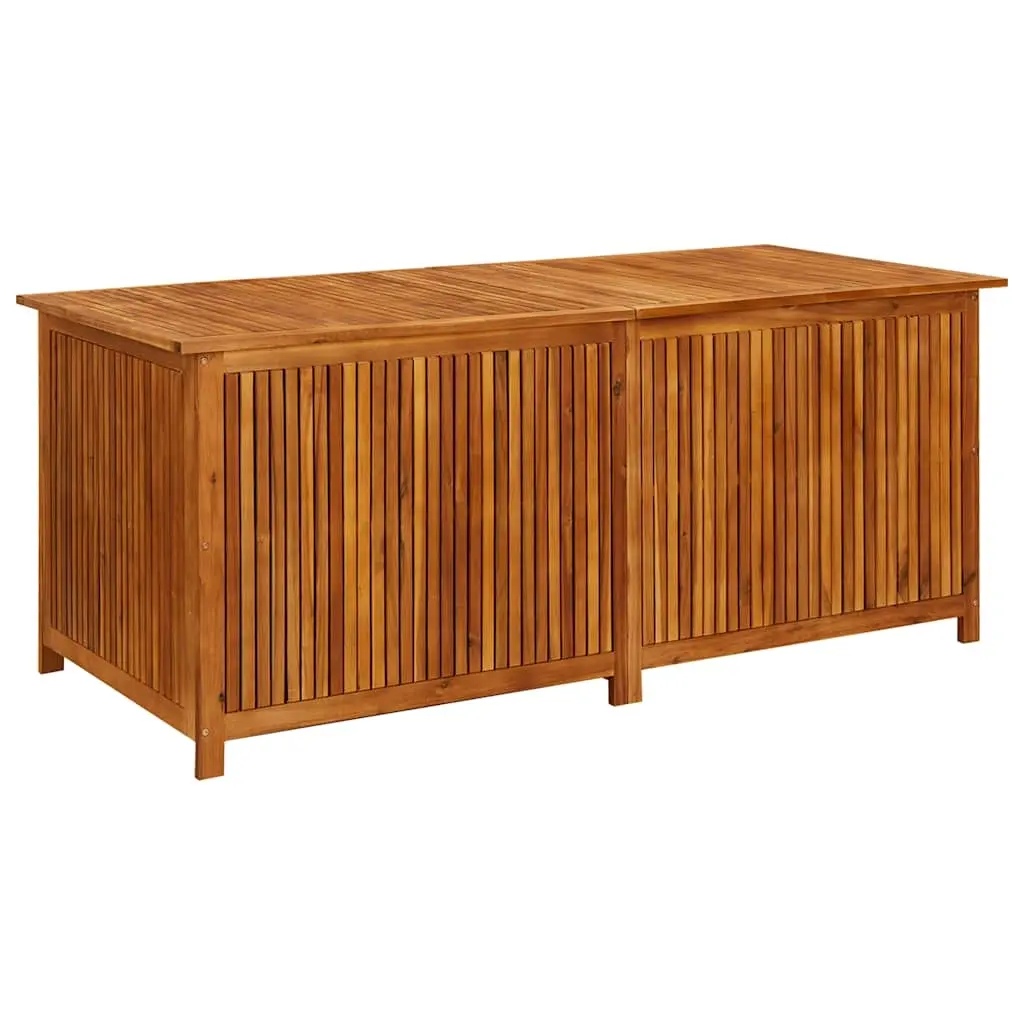 Garden Storage Box 175x80x75 cm Solid Wood Acacia 316502 - Outdoor Storage Boxes - Up to 60% off