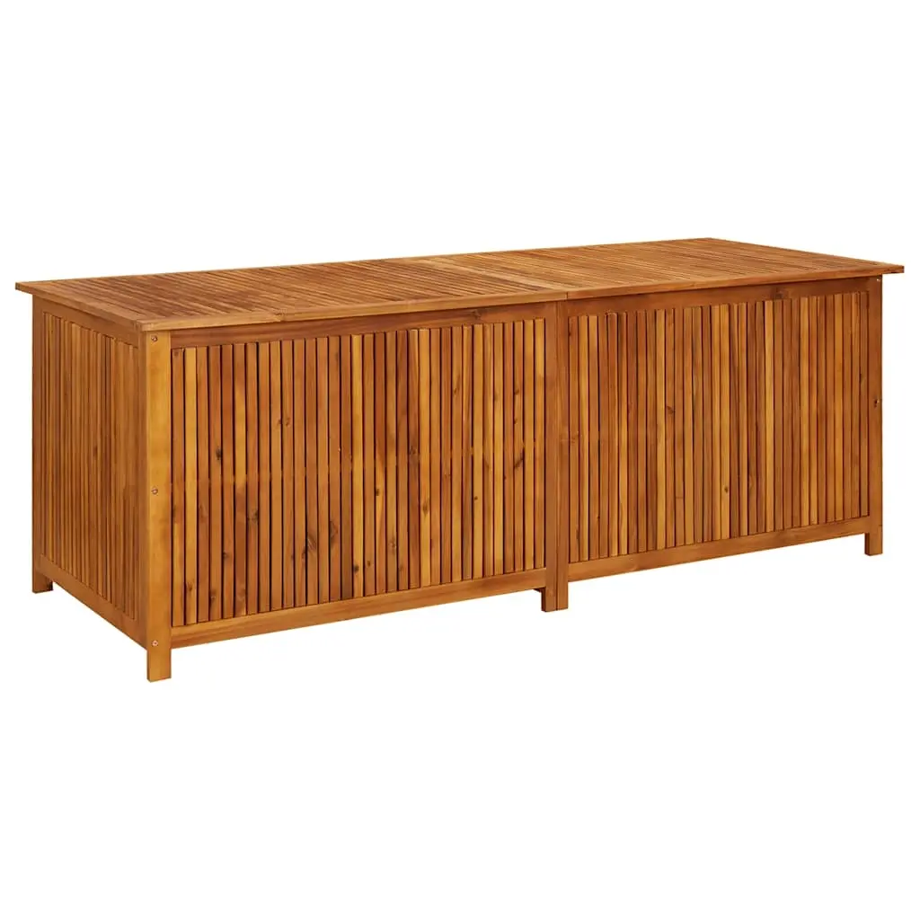 Garden Storage Box 200x80x75 cm Solid Wood Acacia 316503 - Outdoor Storage Boxes - Up to 60% off