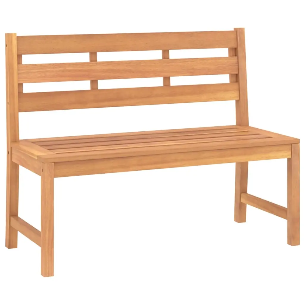 Garden Bench 114 cm Solid Teak Wood 316634 - Furniture