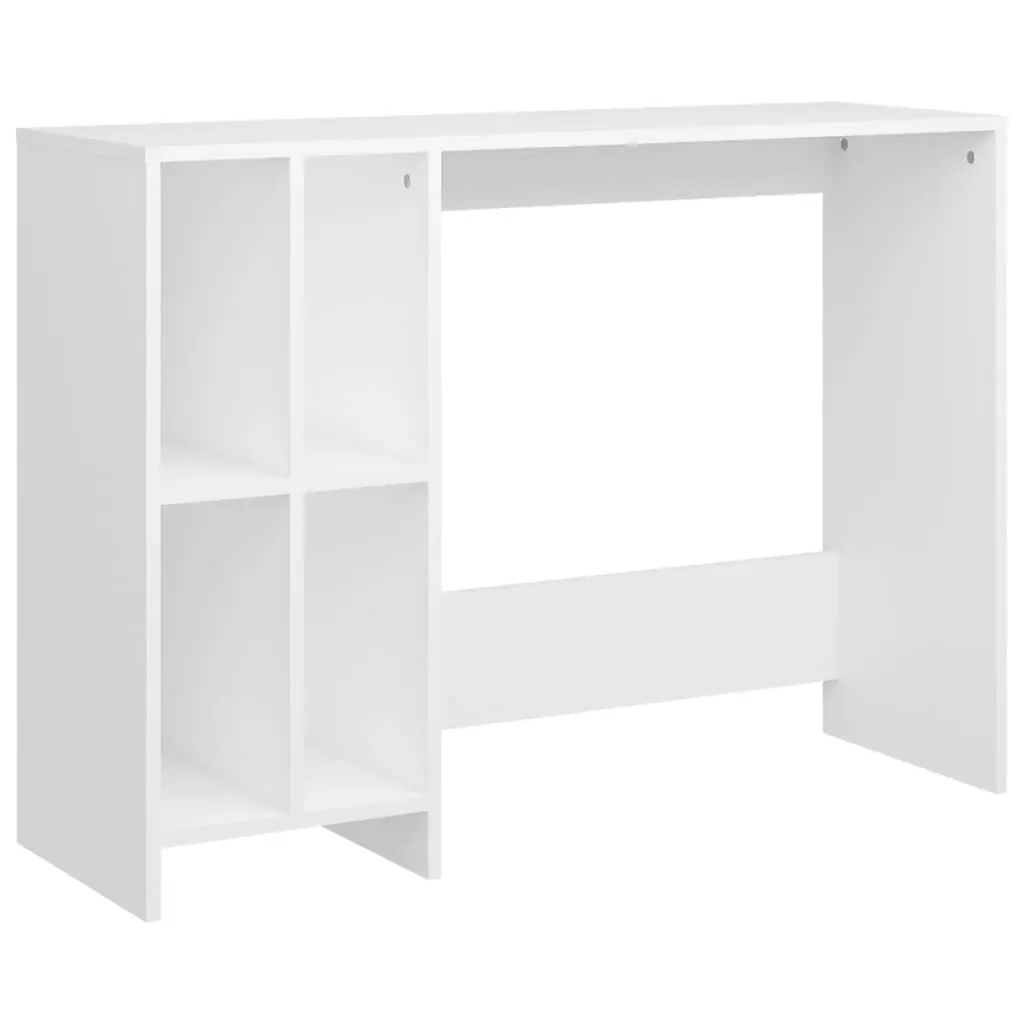 Notebook Desk White 102.5x35x75 cm Engineered Wood 808341 - Furniture