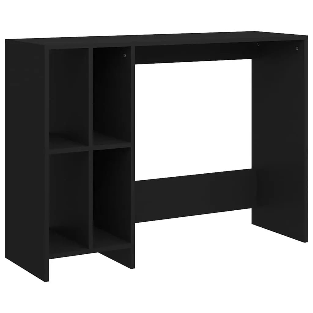 Notebook Desk Black 102.5x35x75 cm Engineered Wood 808342 - Furniture