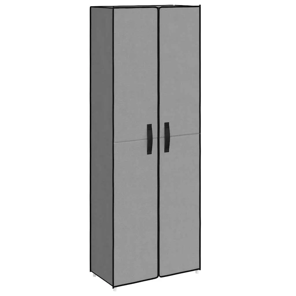 Shoe Cabinet Grey 60x30x166 cm Fabric 337259 - Home & Garden