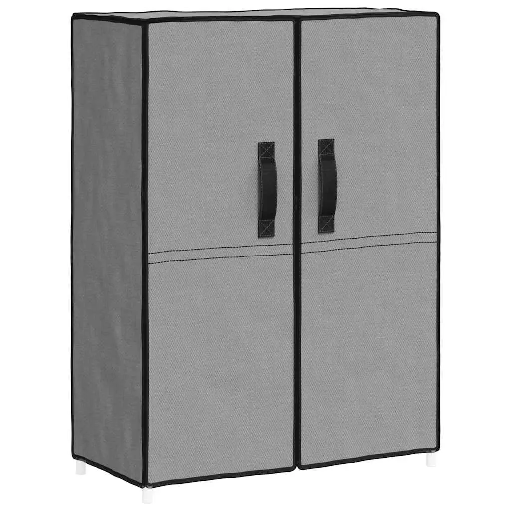 Shoe Cabinet Grey 60x28x90 cm Fabric 337262 - Home & Garden