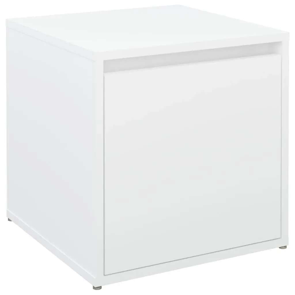 Box Drawer White 40.5x40x40 cm Engineered Wood 808774 - Furniture
