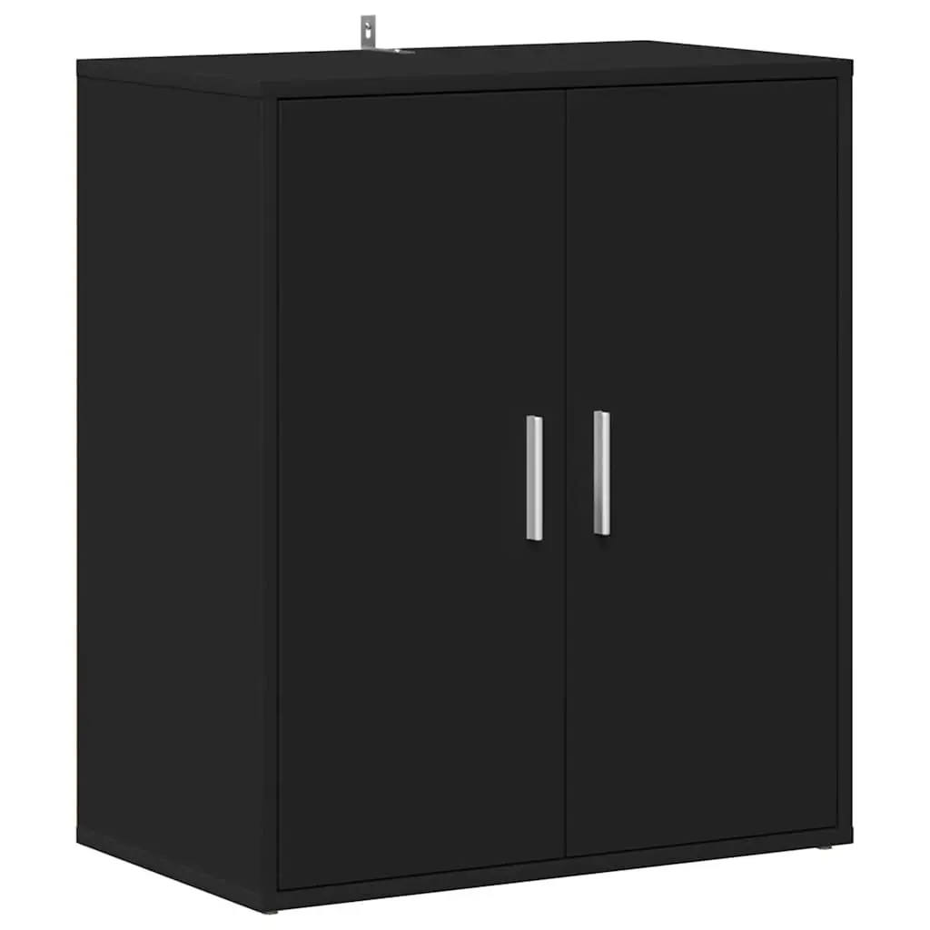 Shoe Cabinet Black 60x35x70 cm Engineered Wood 808919 - Home & Garden