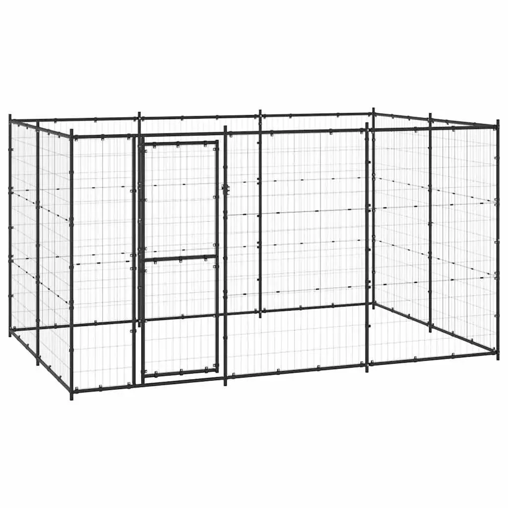 Outdoor Dog Kennel Steel 7.26 m² 3082298 - Pets