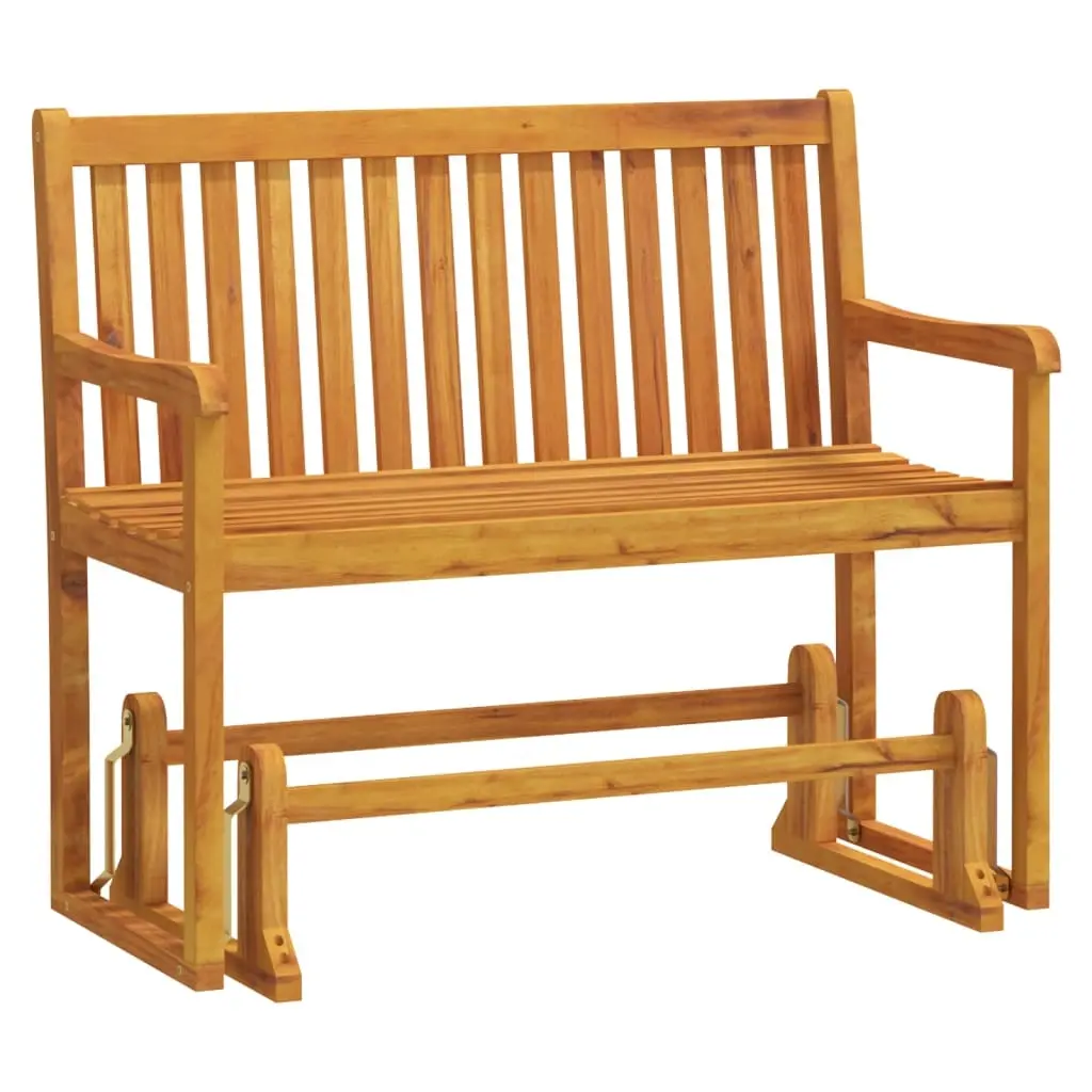 Garden Swing Bench 110 cm Solid Acacia Wood 316608 - Furniture