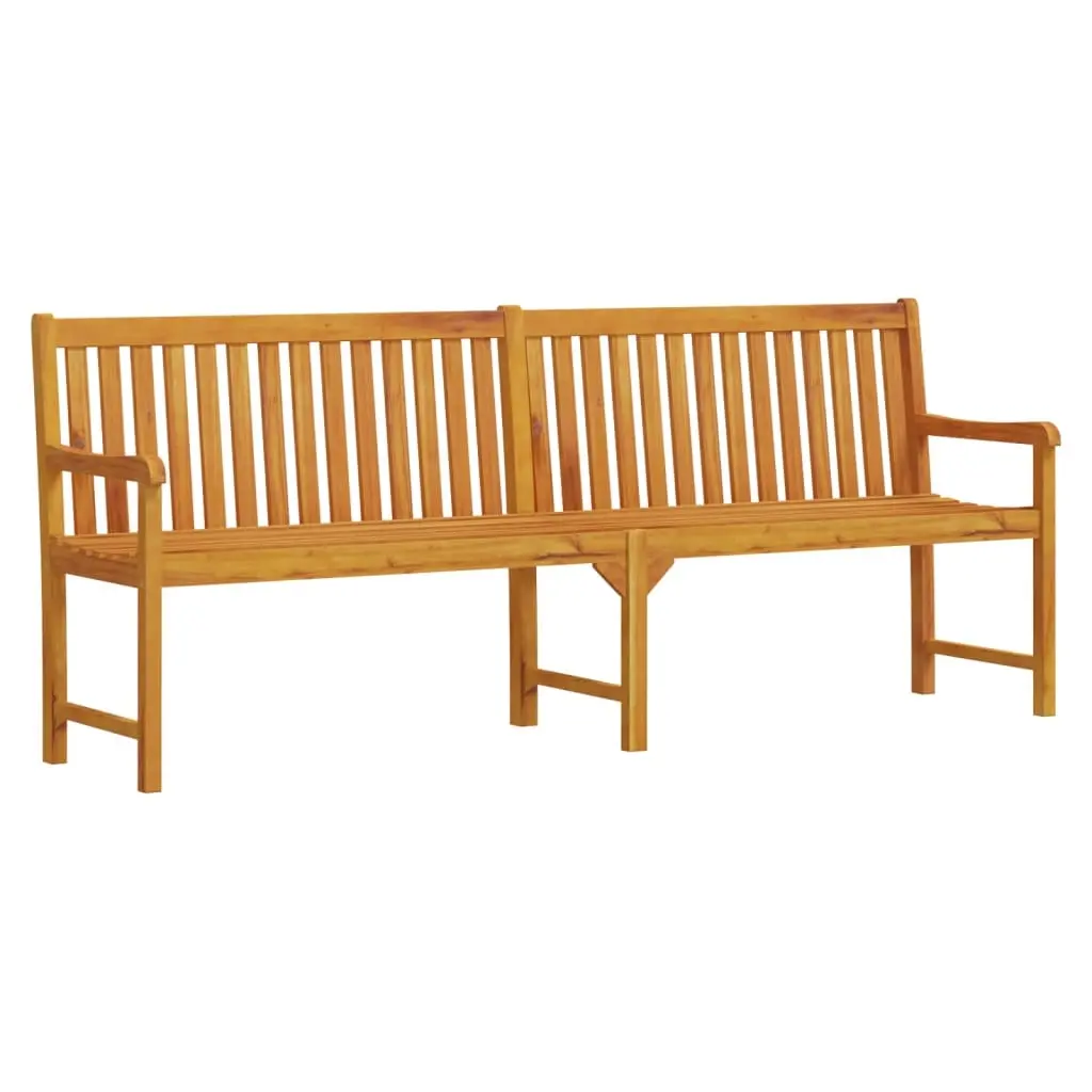 Garden Bench 219 cm Solid Acacia Wood 316613 - Furniture