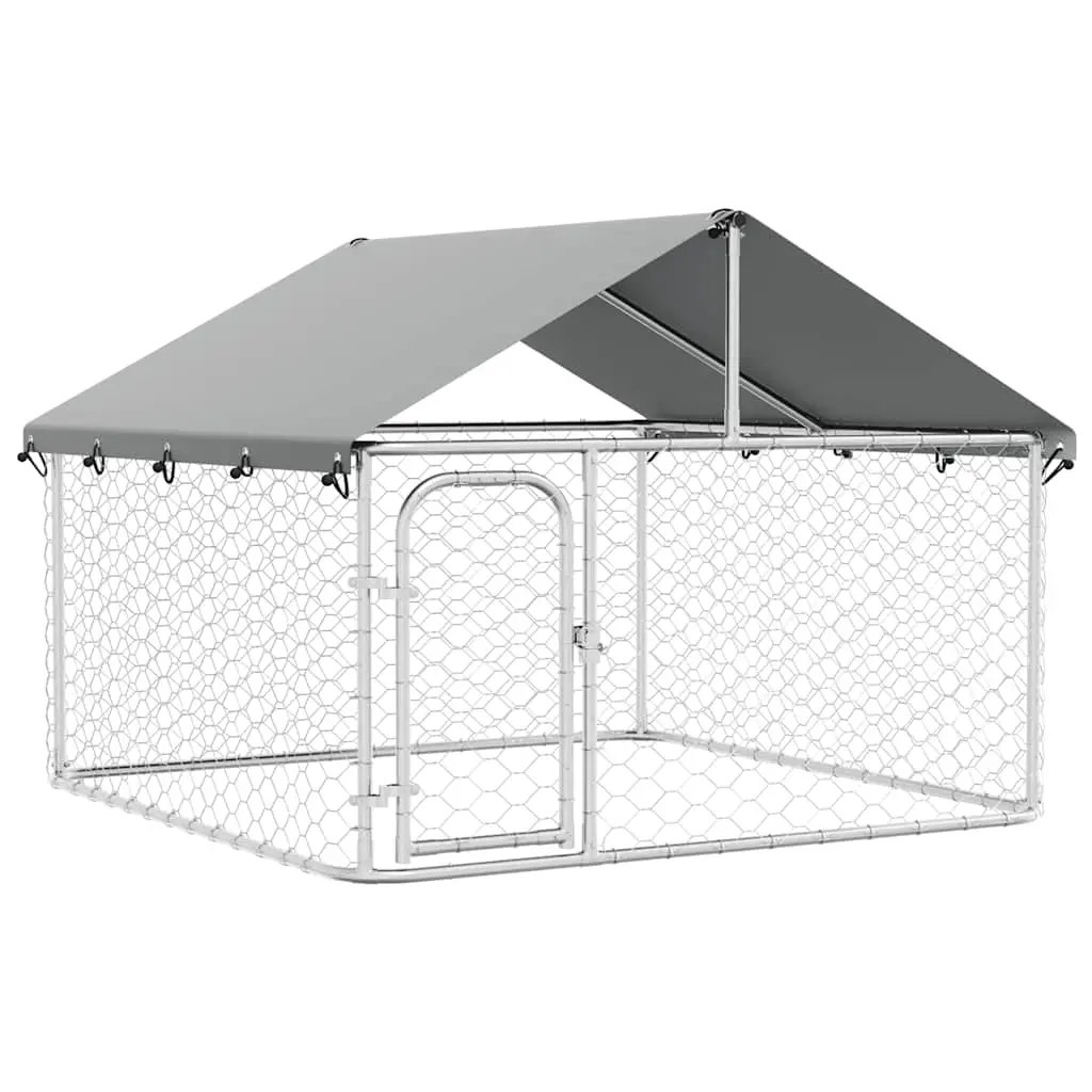 Outdoor Dog Kennel with Roof 200x200x150 cm 171498 - Best Sellers From $10
