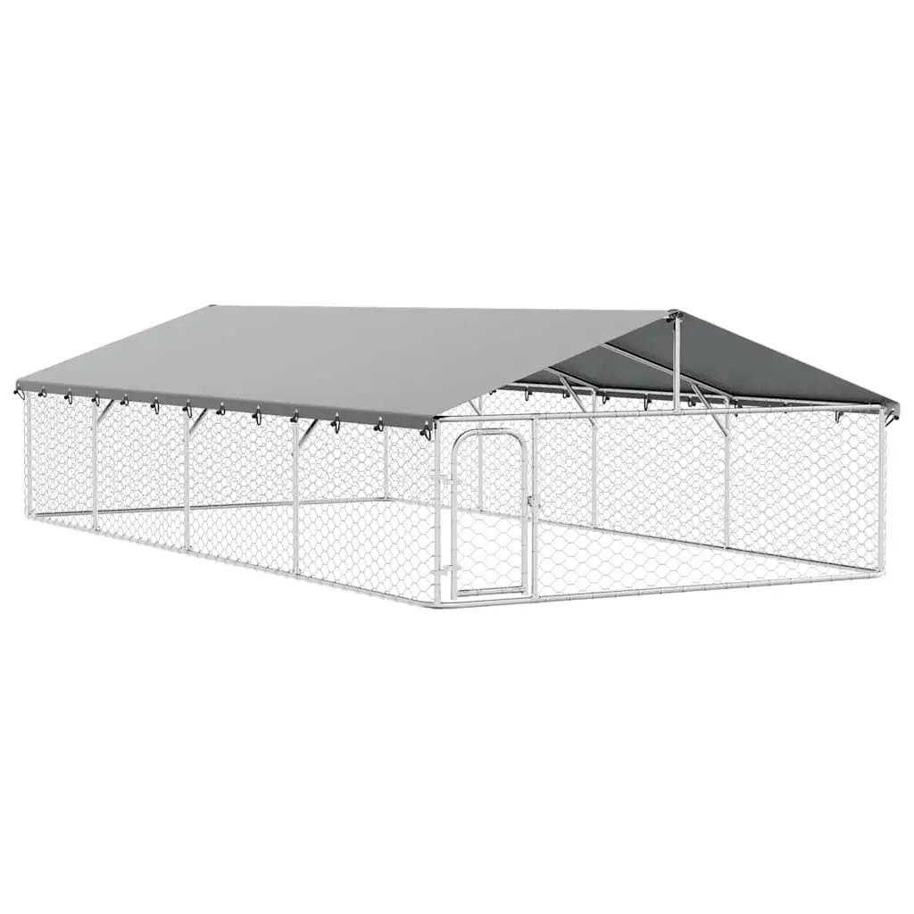 Outdoor Dog Kennel with Roof 600x300x150 cm 171502 - Best Sellers From $10