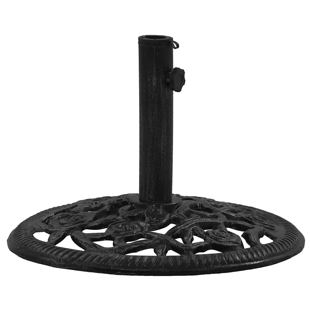 Umbrella Base Black 48x48x33 cm Cast Iron 317749 - Home & Garden