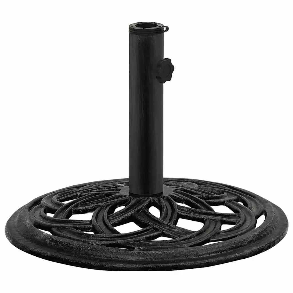 Umbrella Base Black 44x44x31 cm Cast Iron 317759 - Home & Garden